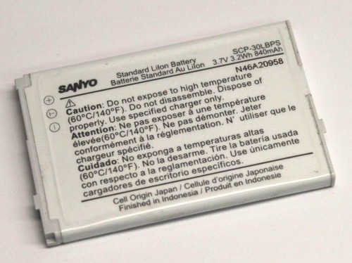 Sanyo SCP-30LBPS Standard Li-Ion Battery 3.7V 840mAh SCP-2300 VI-2300 SCP-200