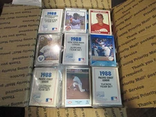 Approx 50 Minor League Team Sets 1986-90 With lots of Major League XRCs