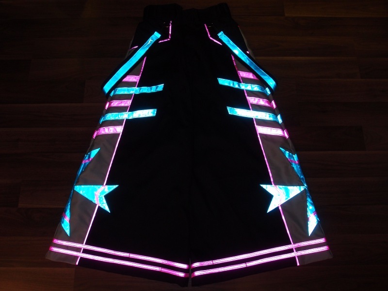 Heatwave phat pants rave gear reflective dance wear hardstyle