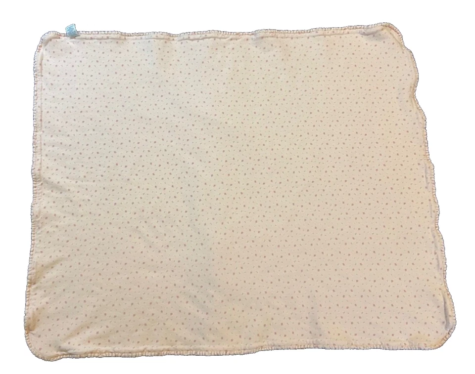 Manta de Colección Gymboree 2002 Spring Is In The Air Floral Bebé Niña Rosa Crema Foto 3 de 4