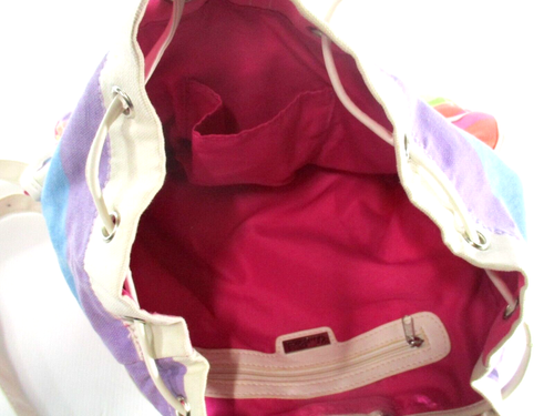 Strandbags Bluebird Backpack Teenagers Multicoloured Pockets Press Studs Straps - Picture 8 of 14
