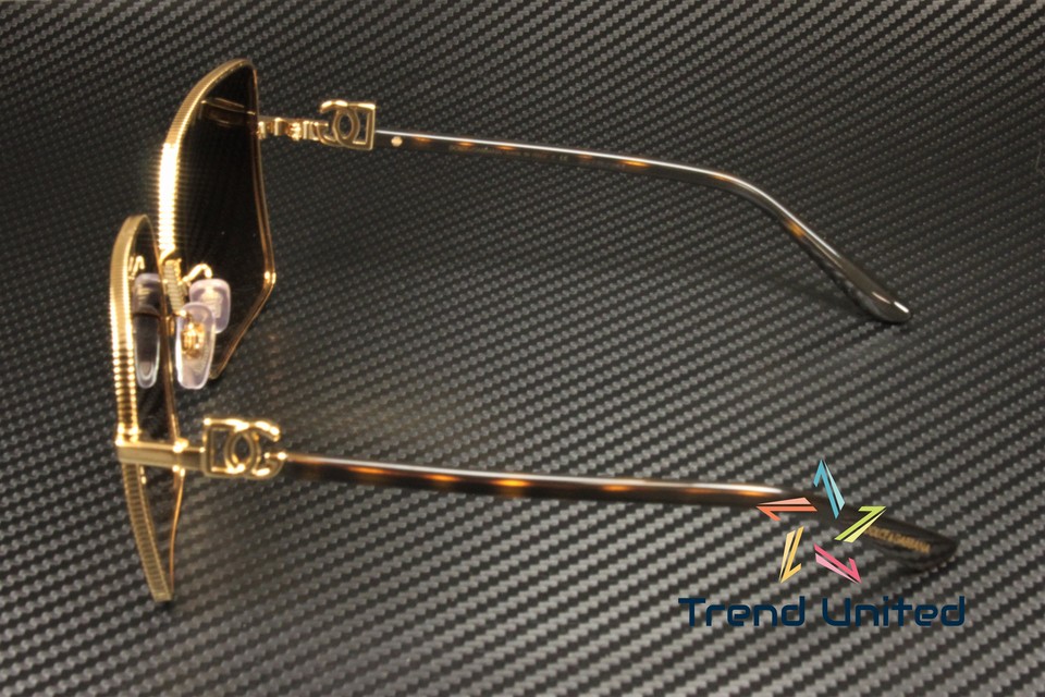 DOLCE & GABBANA DG2279 02 13 Gold Gradient Brown 60 mm Women's