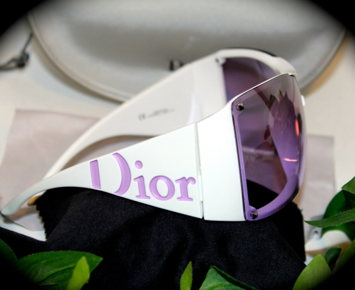 CHIC CHRISTIAN DIOR OVERSHINE2 (WHITE/PURPLE) SUNGLASSES CHIC CHRISTIAN DIOR OVERSHINE2 (WHITE/PURPLE) SUNGLASSES