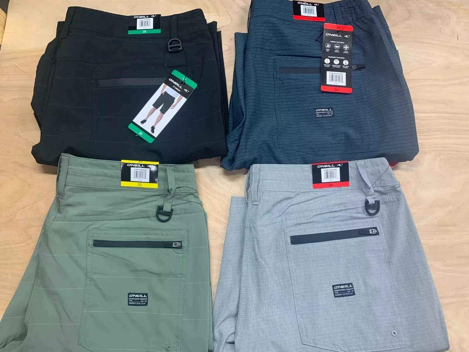 NEW ⭐ Men's O'Neill Surfer Quick Drying Drawstring Board Shorts Sz 30, 32, 40