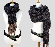 Sciarpa da soffitto Italy multicolore, super soffice e morbida, elegante