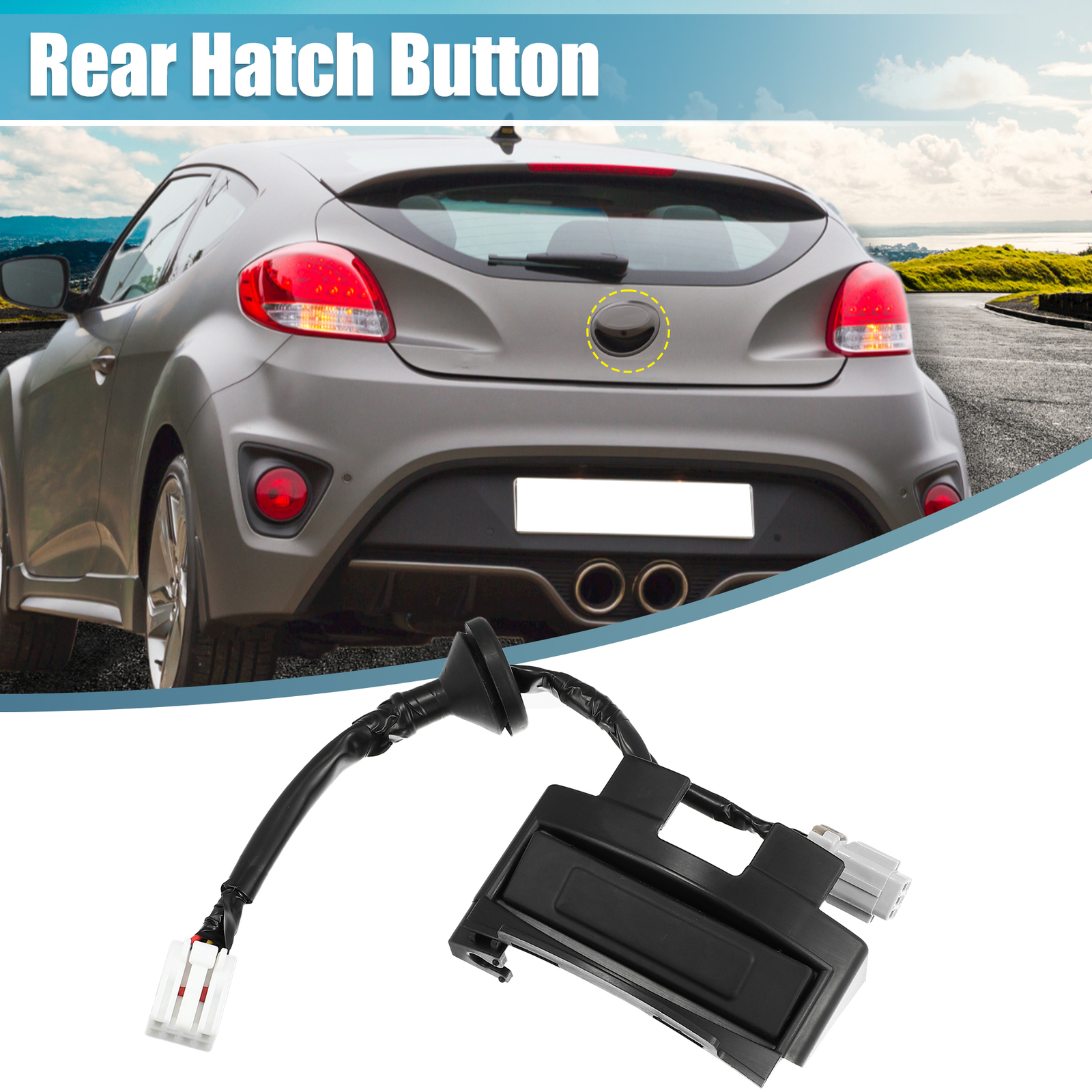 Rear Trunk Tailgate Cover Switch Release for Hyundai Veloster 12-17 81260-2V010