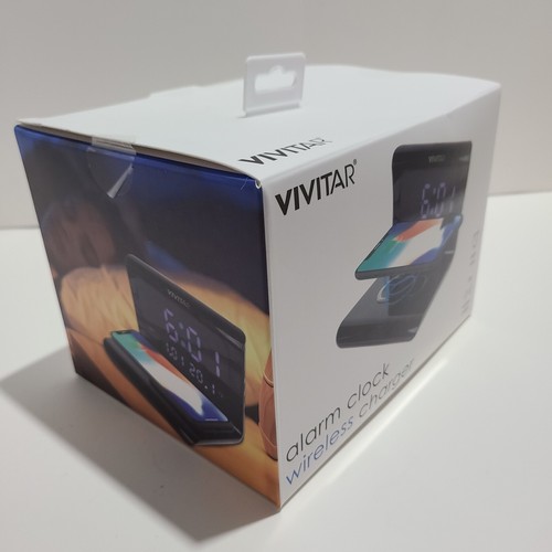 Vivitar Alarm Clock with Wireless Smartphone Charger. - Picture 18 of 20