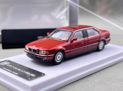 AL DCM 1:64 Red 1996-98 E38 L7 728il Luxury Sedan Model Diecast Metal Car New