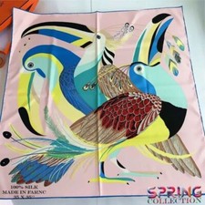 100 Mulberry Silk Women Large Square Scarf Head Neck Hair Wraps Shawl 90CM 35"