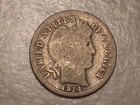 1914 S Barber Dime (Attractive)