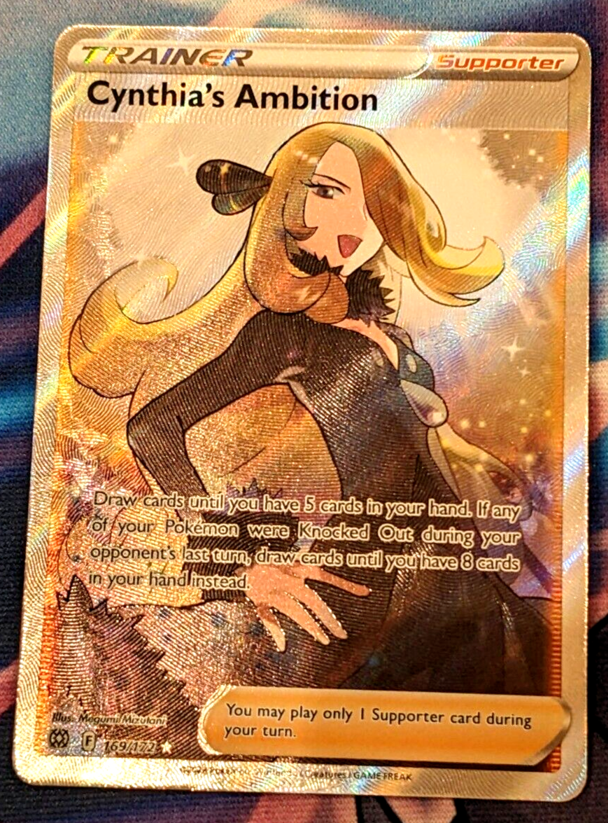 ポケモンカードゲーム Cathy 2022 Pokemon SWSH Cynthia's Ambition Full Art Brilliant Stars #169