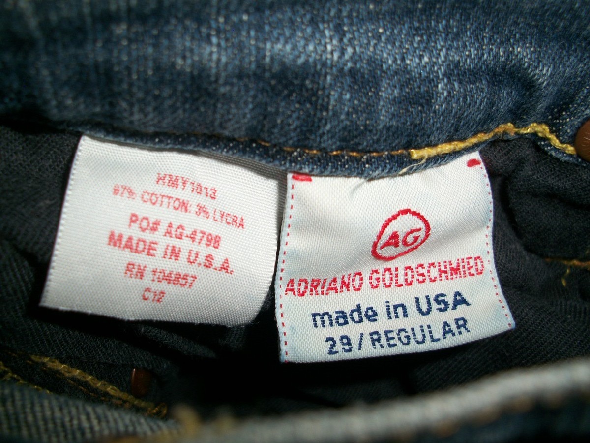 Jeans Femme AG Adriano Goldschmied 'The Angel' – Taille 29, Entrejambe 30, Coupe Flare