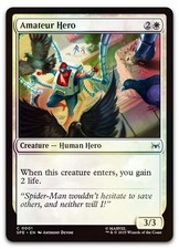 Amateur Hero #1 (Foil) (NM) Spider-Man SPE Magic MTG