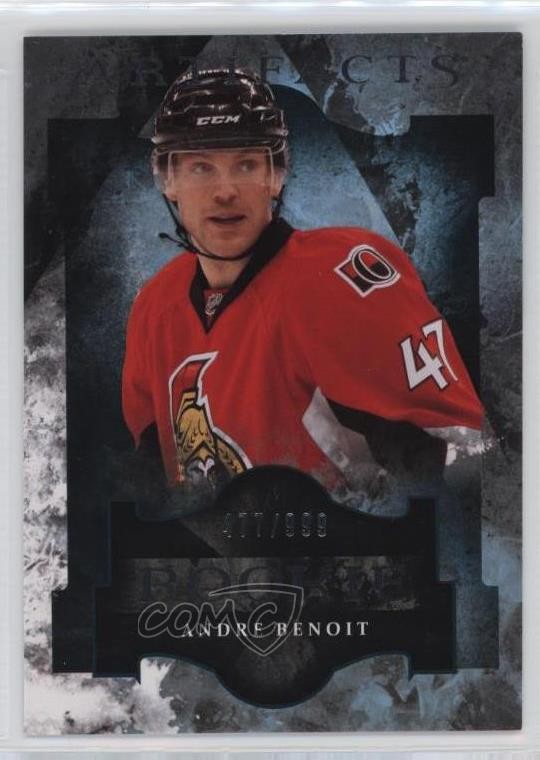 2011-12 Upper Deck Artifacts Rookie 477/999 Andre Benoit #184 Rookie RC 5r8