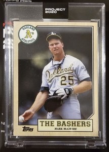 2020 Topps Project 2020 Mark McGwire Oakland Athletics #178 Oldmanalan