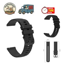 Quick Release 22mm Silicone Sport Band - Compatible with Major Smartwatches