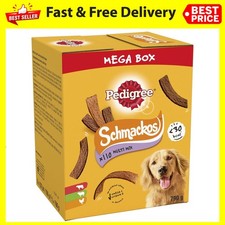 110 Pedigree Schmackos Mixed Meaty Variety Dog Treats Mega Box 790g Dog Chews 12.30 per kilo