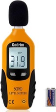 Inklusive 1x digitaler Schallpegelmesser, 1x 9V Batterie, 1x Benutzerhandbuch