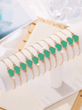 12 Teile Set Mit Mode Einfach Herz Legierung Armband Kette, DAMEN Daily Dekor