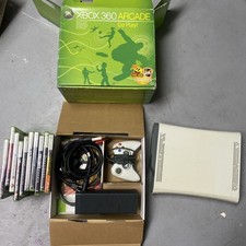Xbox 360 Console Tested And Working With 10 Games Read Description