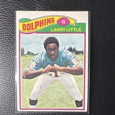 1977 Topps - Larry Little #172 Miami Dolphins Football Base Set