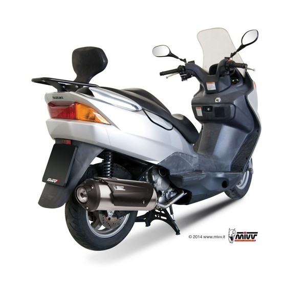 Endrohr Mivv Urban Inox Suzuki Burgman 150 2002 2003-image