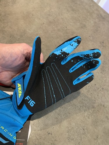 Fly Racing F-16 Racing Gloves Size YM 5 NWT - Foto 2 di 7