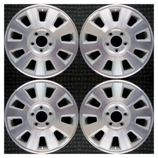 Set 2003 2004 2005 Mercury Grand Marquis OEM Factory 16 Silver Wheels Rims 3496