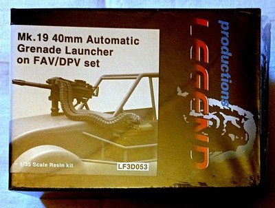 Legend LF3D053 Mk.19 40 mm Automatic Grenade Launcher on FAV/DPV Set in OVP 1:35