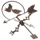  Stainless Steel Weather Vane Ground Insert Weathervane Farmhouse Roof Mount