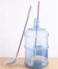 2 Pack 28" Long Bottle Brush, 3 5 Gallon Bottle Cleaner Brush, Bendable Replac