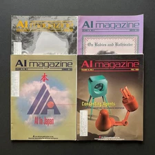 Rare 4 1994 AI Magazines • Artificial Intelligence • Volume 15