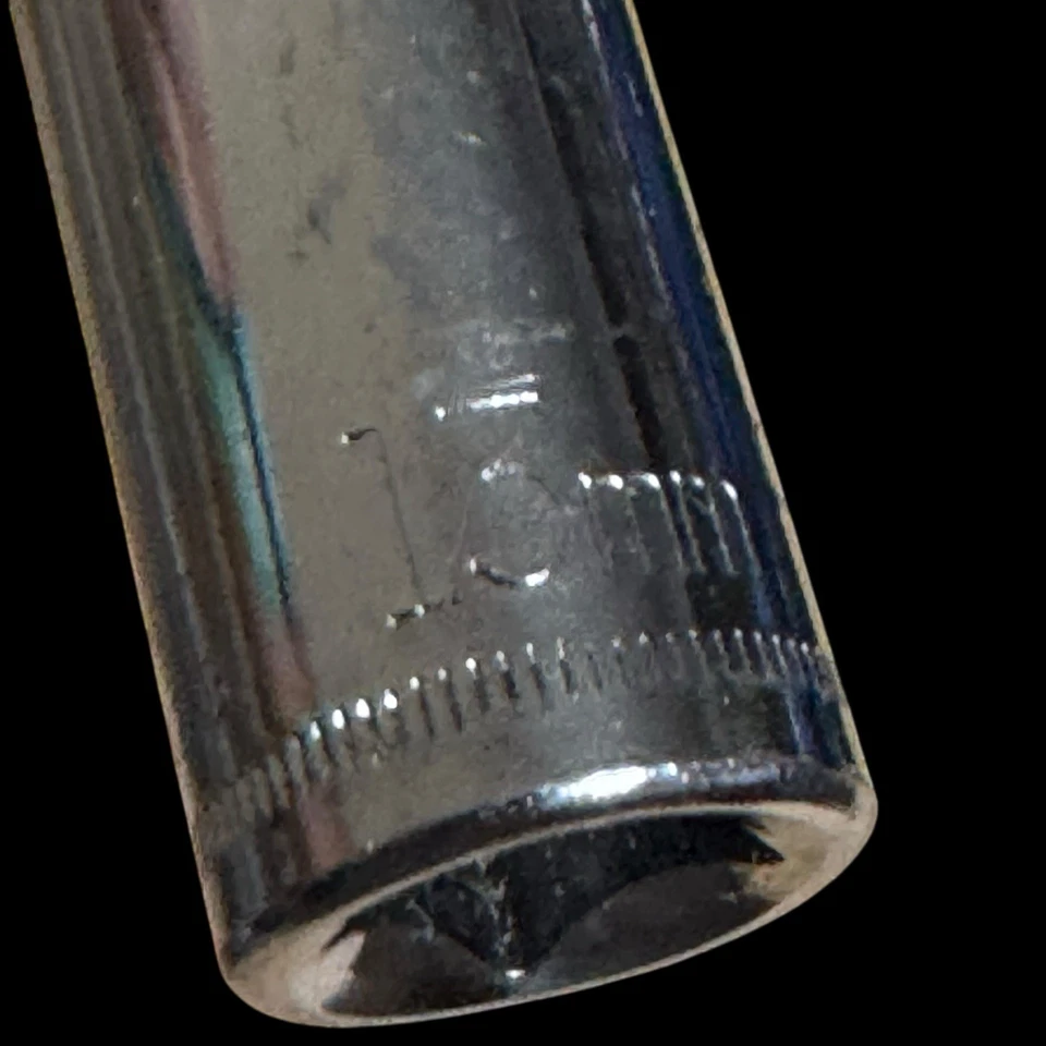 Craftsman 6pc 3/8 Drive 6pt Metric Deep Sockets 12-13-14-15, 16-17mm, "G", USA - Image 3 of 4