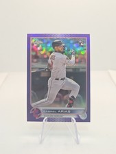 Gabriel Arias 2022 Topps Chrome Update #USC131 Purple Refractor Guardians