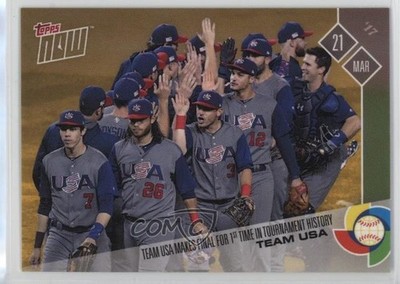 2017 Now Topps Online Exclusive /460 Team USA (National Team) #WB-2 9v7