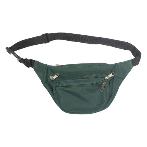 Mens Bum Bag Green - Picture 1 of 6