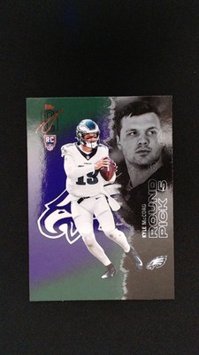 2025 Topps Signature Class #108 Kyle McCord Green & Purple
