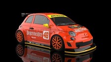 NSR 0548SW 500 ABARTH JÄGERMEISTER LIVERY #48 YELLOW SW SHARK 21.5K EVO