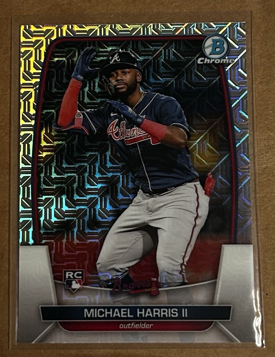 2023 Bowman Chrome Mojo Michael Harris II #76 (RC) Braves