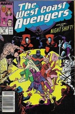 Cover of West Coast Avengers #40