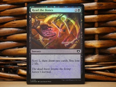 MTG Read the Bones 0182 FOIL | NM Near Mint | CMM | 2023