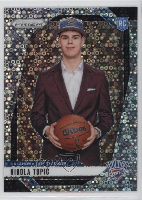 2024-25 Panini Prizm Rookie Variation Fast Break Prizm Nikola Topic #230 1nr7