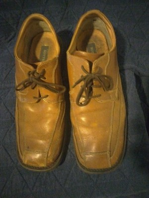 Bottesini Square Toe Oxfords Italian Leather Brown Loafers Shoes Mens 12 M