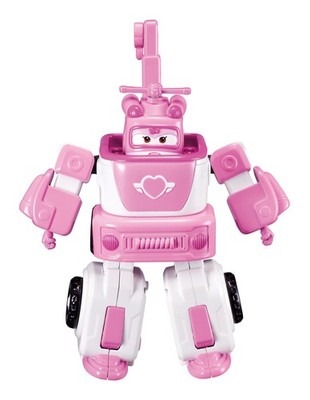 - 7' Dizzy's Rescue Tow with 2' Pink Transform-a-Bot Mini Figure,Transforming...