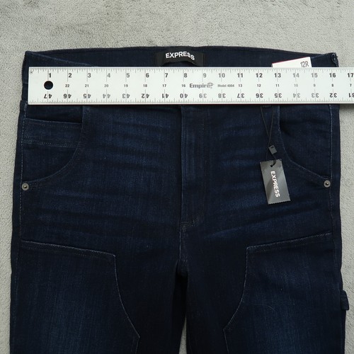 Express Jeans Women's Size 12R Blue High-Rise Legging Denim 30.5" Inseam NWT - Picture 16 of 17