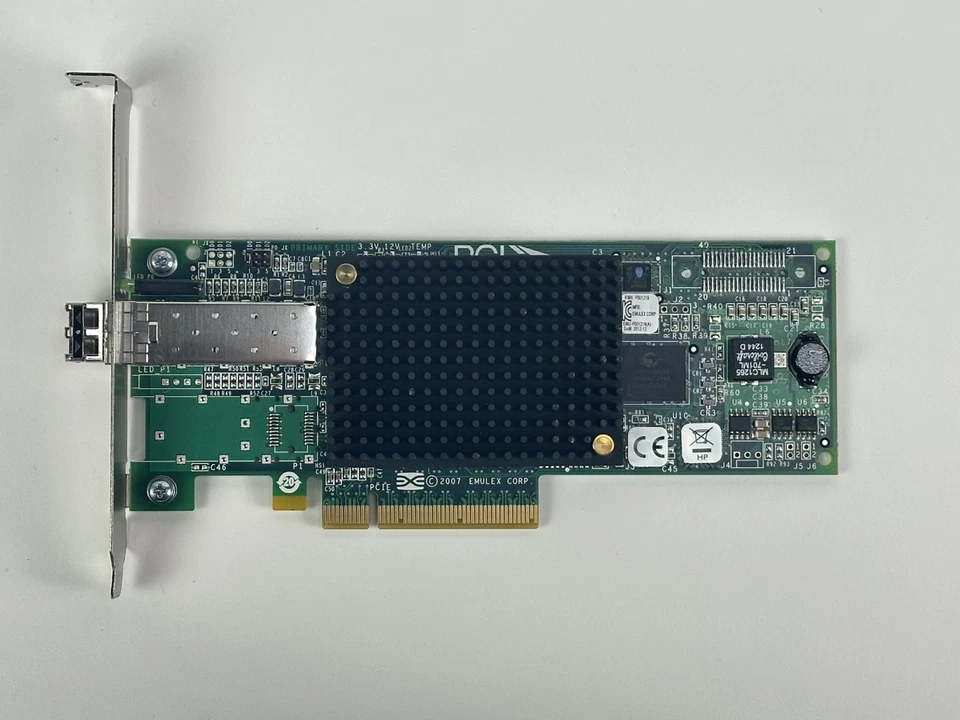 HP Emulex LPE12000 8Gb PCI-e FC HBA StorageWorks HPE 1x SFP+ 8G Transceiver FH - Image 3 of 4