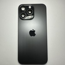 iPhone 15 Pro Max Black Titanium Back Frame Housing 100 OEM Replacement Grade A