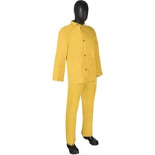 DuraWear 1220 Rainsuit 2XL PVC Nonconductive Overall Coat Hood