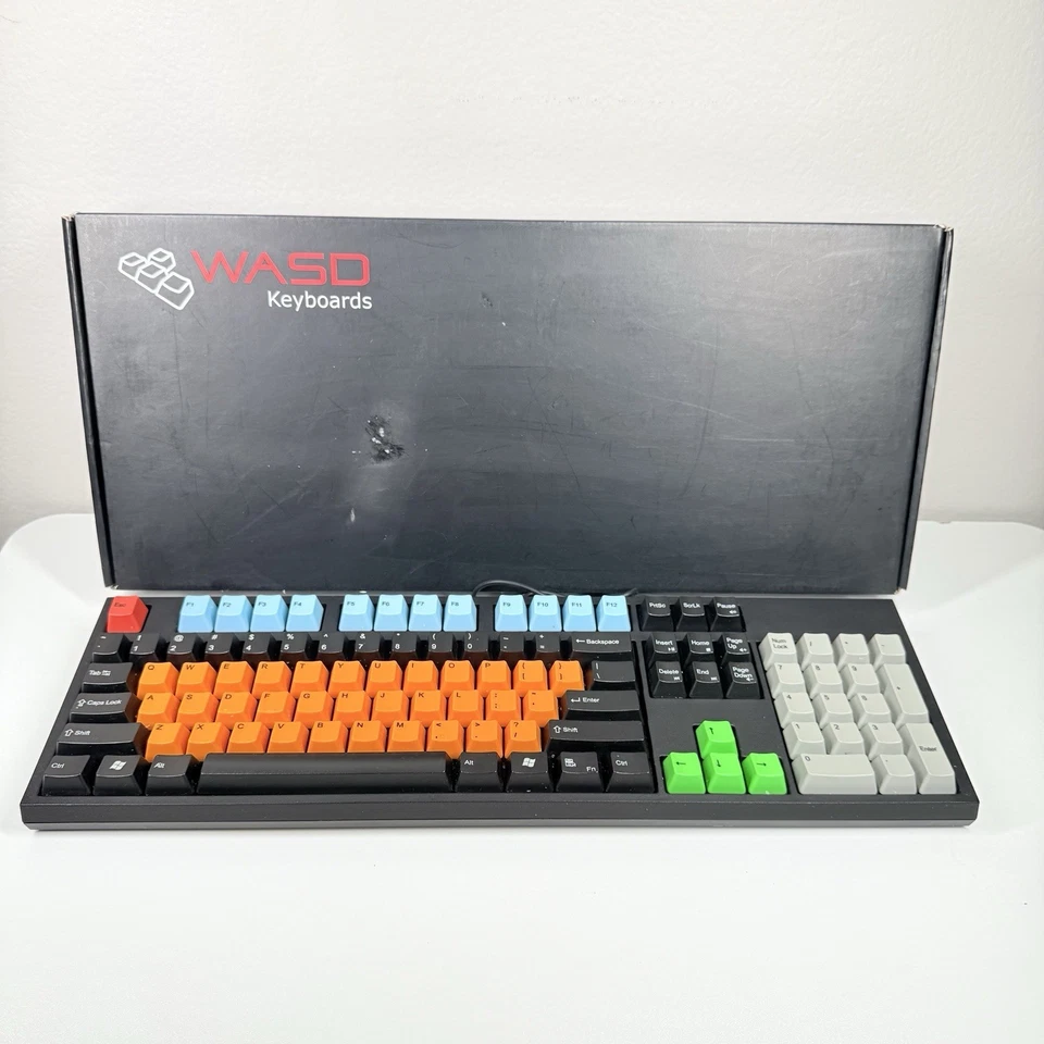 WASD V2 104-Tasten Mechanische Tastatur Cherry MX Red getestet mit OVP