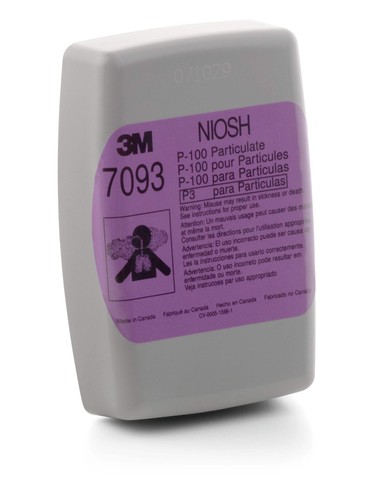 3M P100 Respirator Filter 7093B 2 pieces - 第 1/4 張圖片